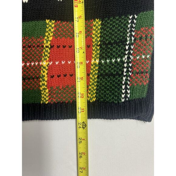 Rafaella Women's 3D Christmas Sweater Size S Hand Knitted Teddy Bear Holiday - Picture 12 of 12